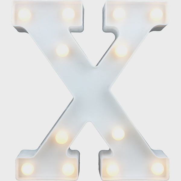 LED LETTER LIGHT X